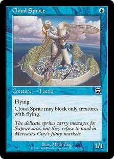 [067]【EN】【FOIL】雲のスプライト/Cloud Sprite【MMQ】[C][青]