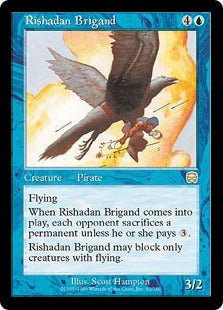 [092]【EN】【FOIL】リシャーダの盗賊/Rishadan Brigand【MMQ】[R][青]