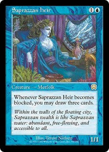 [099]【EN】【FOIL】サプラーツォの相続人/Saprazzan Heir【MMQ】[R][青]