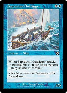 [101]【JP】サプラーツォのアウトリガー艇/Saprazzan Outrigger【MMQ】[C][青]