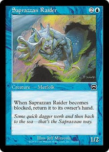 [102]【JP】サプラーツォの略奪者/Saprazzan Raider【MMQ】[C][青]