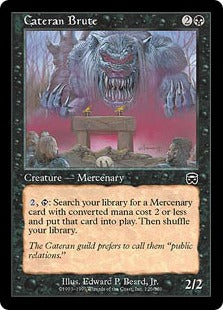 [120]【JP】【FOIL】カテラン組合の粗暴者/Cateran Brute【MMQ】[C][黒]