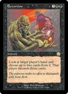 [135]【JP】【FOIL】恐喝/Extortion【MMQ】[R][黒]