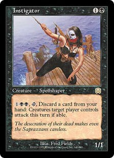 [140]【EN】【FOIL】煽動者/Instigator【MMQ】[R][黒]