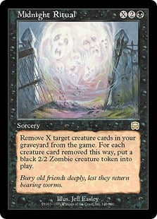 [146]【JP】【FOIL】真夜中の儀式/Midnight Ritual【MMQ】[R][黒]