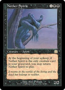 [149]【JP】【FOIL】冥界のスピリット/Nether Spirit【MMQ】[R][黒]