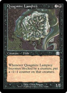 [154]【EN】【FOIL】泥沼のヤツメウナギ/Quagmire Lamprey【MMQ】[U][黒]