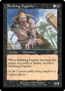 [161]【EN】【FOIL】卑屈な脱走者/Skulking Fugitive【MMQ】[C][黒]