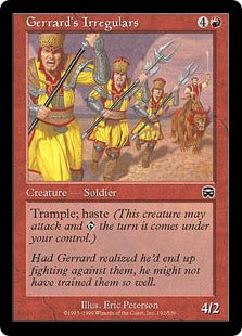 [192]【JP】【FOIL】ジェラードの不正規軍/Gerrard's Irregulars【MMQ】[C][赤]