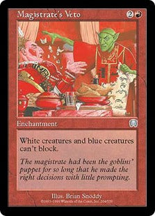 [204]【JP】【FOIL】市長の拒否権/Magistrate's Veto【MMQ】[U][赤]