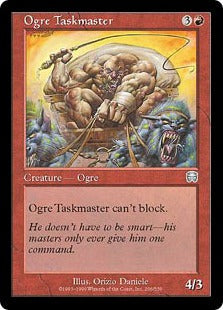 [206]【JP】オーガの監督官/Ogre Taskmaster【MMQ】[U][赤]