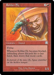 [209]【JP】【FOIL】泥棒バエ/Robber Fly【MMQ】[U][赤]