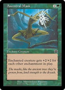 [229]【EN】【FOIL】祖先の仮面/Ancestral Mask【MMQ】[C][緑]