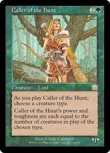 [233]【EN】【FOIL】狩りの統率者/Caller of the Hunt【MMQ】[R][緑]