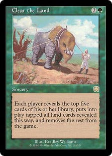 [235]【EN】【FOIL】開墾/Clear the Land【MMQ】[R][緑]
