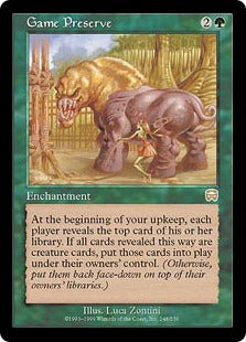 [248]【EN】【FOIL】猟獣保護区/Game Preserve【MMQ】[R][緑]