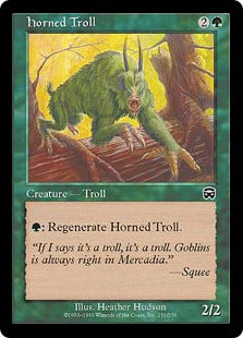 [251]【EN】有角トロール/Horned Troll【MMQ】[C][緑]