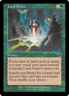 [255]【JP】【FOIL】土地譲渡/Land Grant【MMQ】[C][緑]