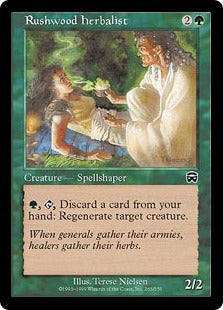 [265]【EN】【FOIL】ラッシュウッドの薬草医/Rushwood Herbalist【MMQ】[C][緑]