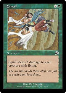 [275]【EN】【FOIL】突風/Squall【MMQ】[C][緑]