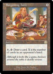 [288]【EN】【FOIL】取り引きのテーブル/Bargaining Table【MMQ】[R][茶]