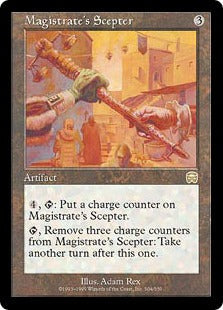 [304]【EN】【FOIL】市長の笏/Magistrate's Scepter【MMQ】[R][茶]