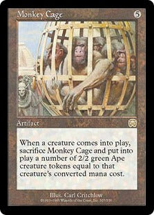 [307]【JP】【FOIL】猿の檻/Monkey Cage【MMQ】[R][茶]