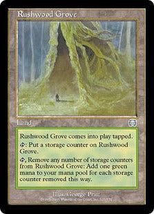 [325]【EN】【FOIL】ラッシュウッドの木立ち/Rushwood Grove【MMQ】[U][土地]
