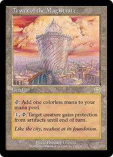 [330]【JP】【FOIL】市長の塔/Tower of the Magistrate【MMQ】[R][土地]