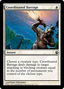 [007]【EN】【FOIL】揃った連射/Coordinated Barrage【MOR】[C][白]