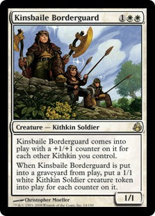 [014]【EN】【FOIL】キンズベイル国境警備隊/Kinsbaile Borderguard【MOR】[R][白]