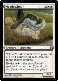 [017]【EN】【FOIL】草原恵み/Meadowboon【MOR】[U][白]
