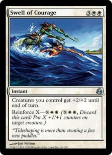 [026]【EN】【FOIL】膨らむ勇気/Swell of Courage【MOR】[U][白]