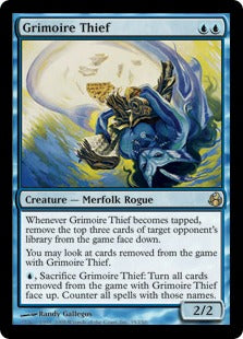[035]【EN】呪文書の盗人/Grimoire Thief【MOR】[R][青]