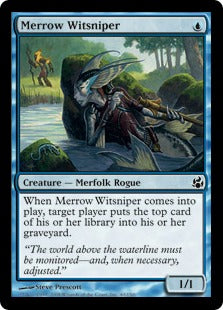 [040]【EN】【FOIL】メロウの狙考手/Merrow Witsniper【MOR】[C][青]