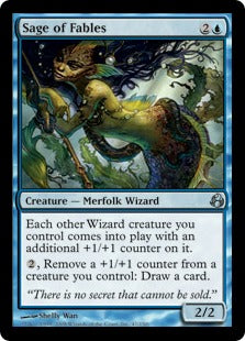 [047]【EN】【FOIL】寓話の賢人/Sage of Fables【MOR】[U][青]