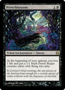 [058]【EN】【FOIL】苦花/Bitterblossom【MOR】[R][黒]
