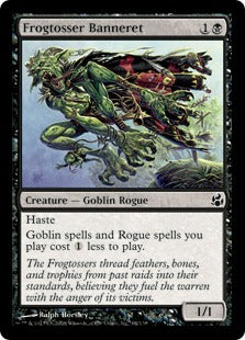 [064]【EN】【FOIL】蛙投げの旗騎士/Frogtosser Banneret【MOR】[C][黒]