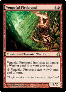 [111]【EN】【FOIL】復讐に燃えた扇動者/Vengeful Firebrand【MOR】[R][赤]