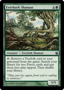 [121]【EN】【FOIL】永遠樹のシャーマン/Everbark Shaman【MOR】[C][緑]