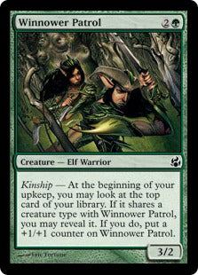 [139]【EN】【FOIL】選別者の巡回兵/Winnower Patrol【MOR】[C][緑]