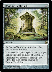 [143]【EN】【FOIL】運命の扉/Door of Destinies【MOR】[R][茶]