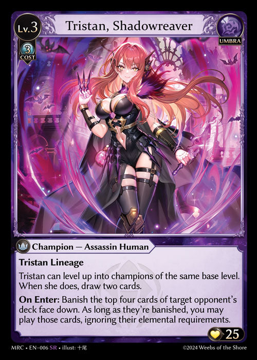 [006]【EN】Tristan, Shadowreaver【MRC】[SR][Umbra]