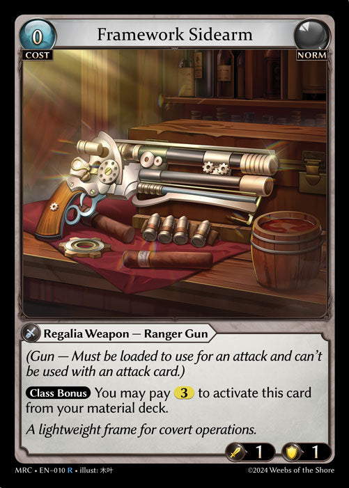 [010]【EN】【FOIL】Framework Sidearm【MRC】[R][Norm]
