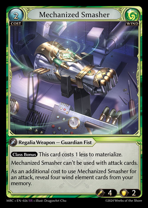 [026]【EN】Mechanized Smasher【MRC】[SR][Wind]