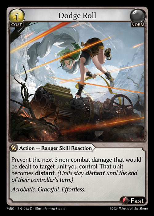 [048]【EN】【FOIL】Dodge Roll【MRC】[C][Norm]