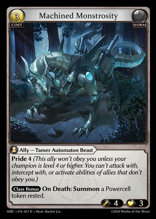 [057]【EN】【FOIL】Machined Monstrosity【MRC】[C][Norm]