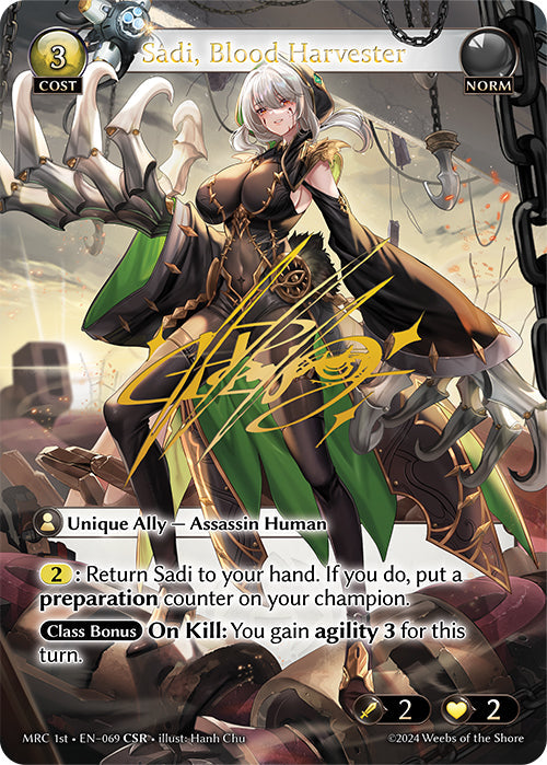[069]【EN】【FOIL】Sadi, Blood Harvester【MRC1st】[CSR][Norm]