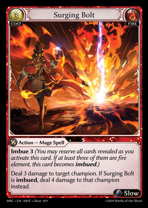 [100]【EN】Surging Bolt【MRC】[C][Fire]