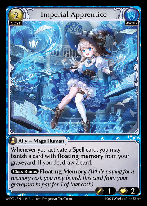 [118]【EN】【FOIL】Imperial Apprentice【MRC】[R][Water]